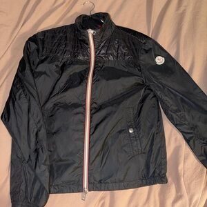 Moncler Black Windbreaker Jacket